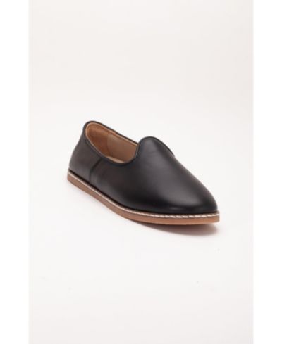 Epilogue Shoes Dalya Leather Slip On Flats (Women)