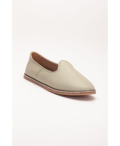 Sage green leather