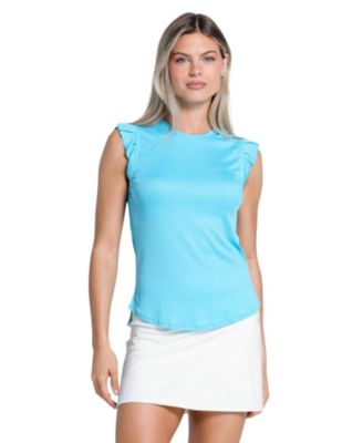 Lucky In Love Women's Bring It on Ribbed Tennis Tank Top