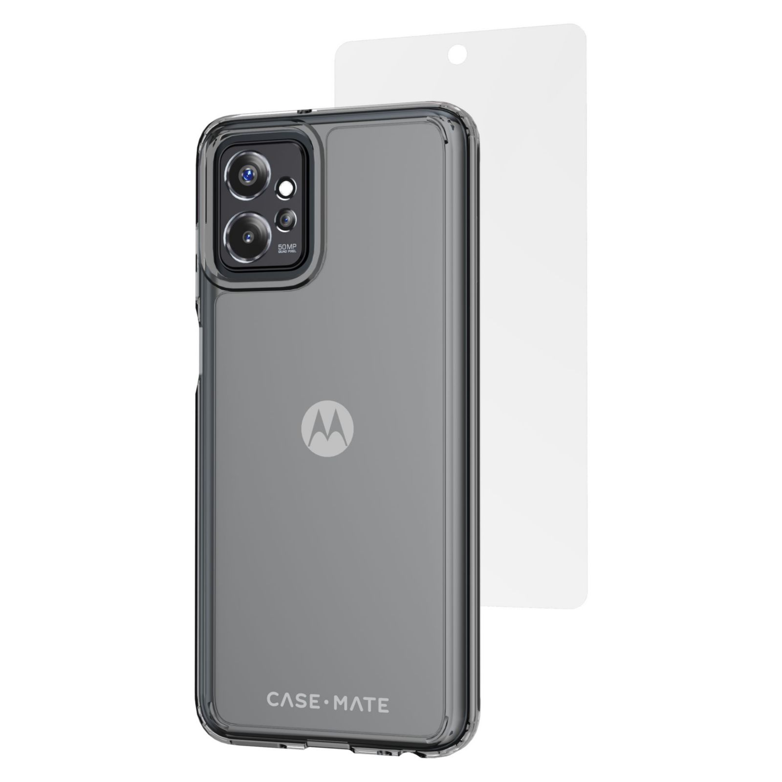 Case-Mate защитный комплект: прочный чехол и защитное стекло для Motorola Moto G Power 5G (2023)