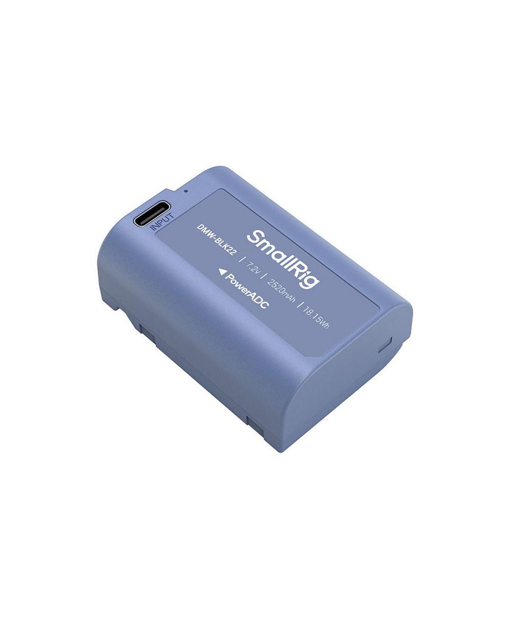 SmallRig DMW-BLK22 18.15Wh 7.2V 2520mAh USB-C Rechargeable Camera Battery