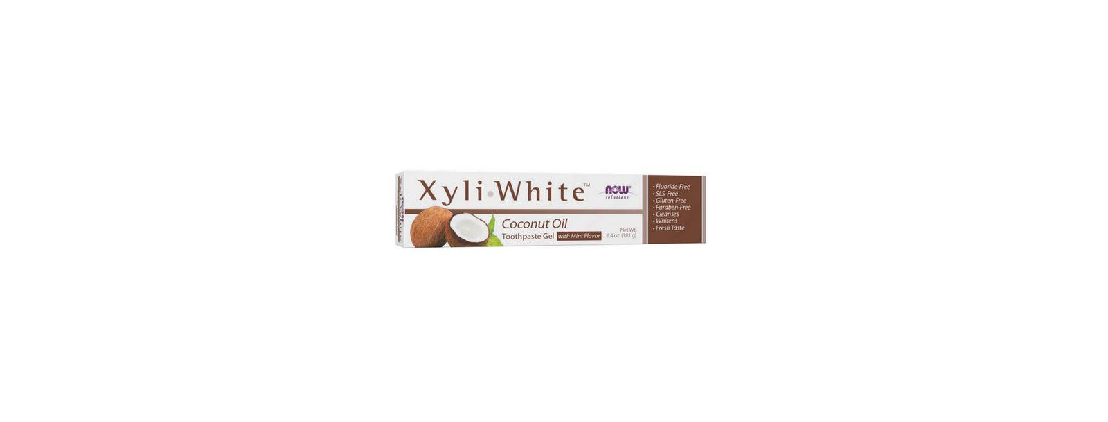 Зубная паста-гель Now Foods XyliWhite с кокосовым маслом, 1 Oz