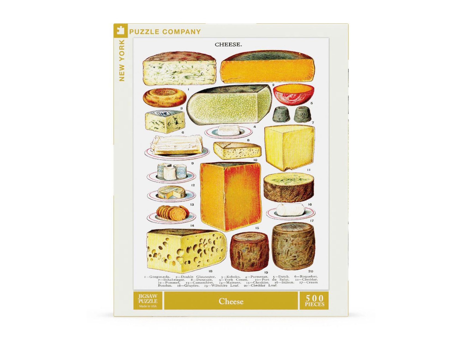 New York Puzzle Company Пазл Cheese 500 Piece