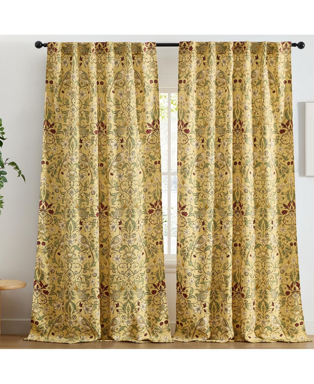 Шторы HLC.ME Florence Floral & Birds Set of 2