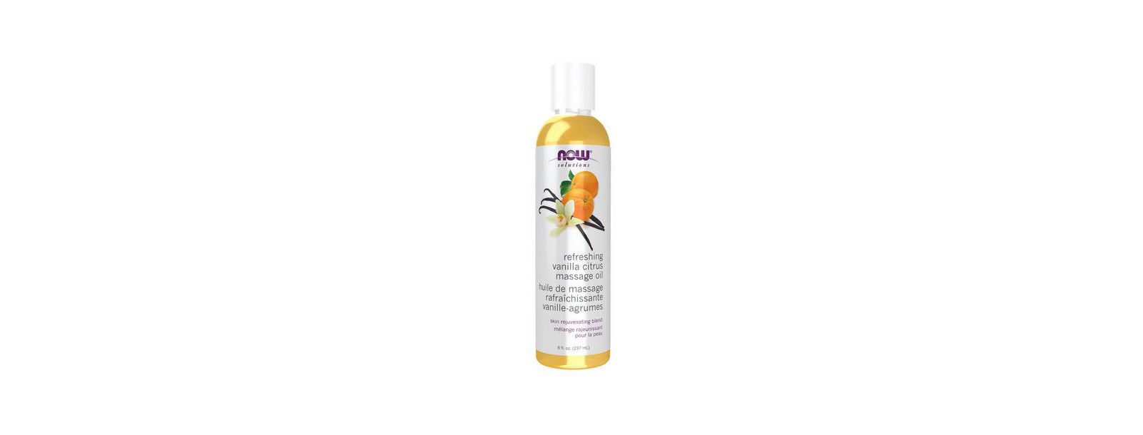 NOW Foods Масло для массажа Refreshing Vanilla Citrus, 8 fl. Oz