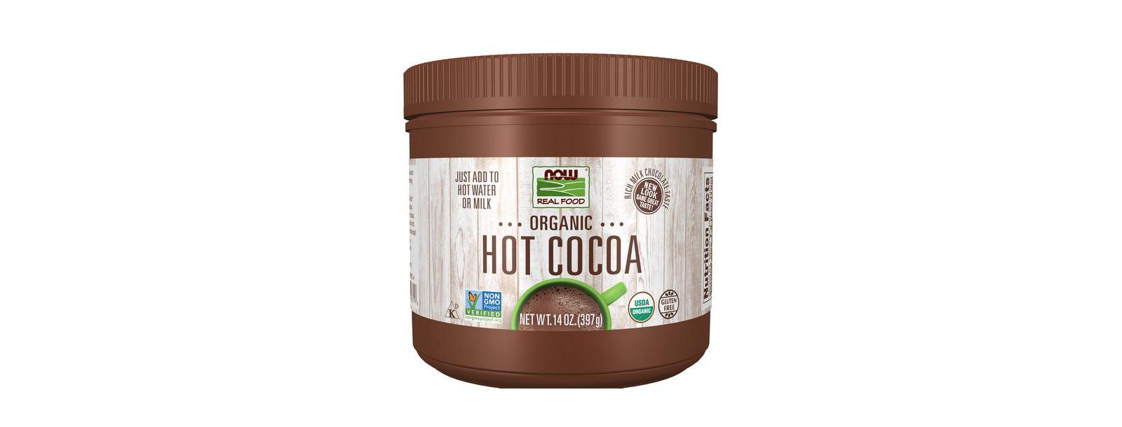NOW Foods Горячий шоколад, 14 Oz