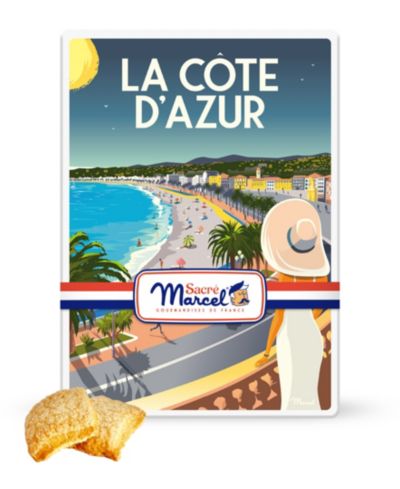 Sacre Marcel Печенье с лимоном в жестяной банке Côte d’Azur, 3.5 oz.