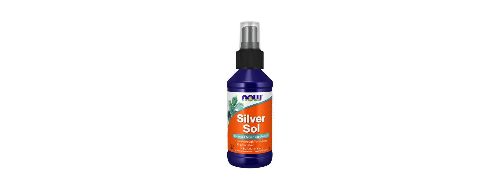 Пищевая добавка NOW Foods Silver Sol, 4 oz