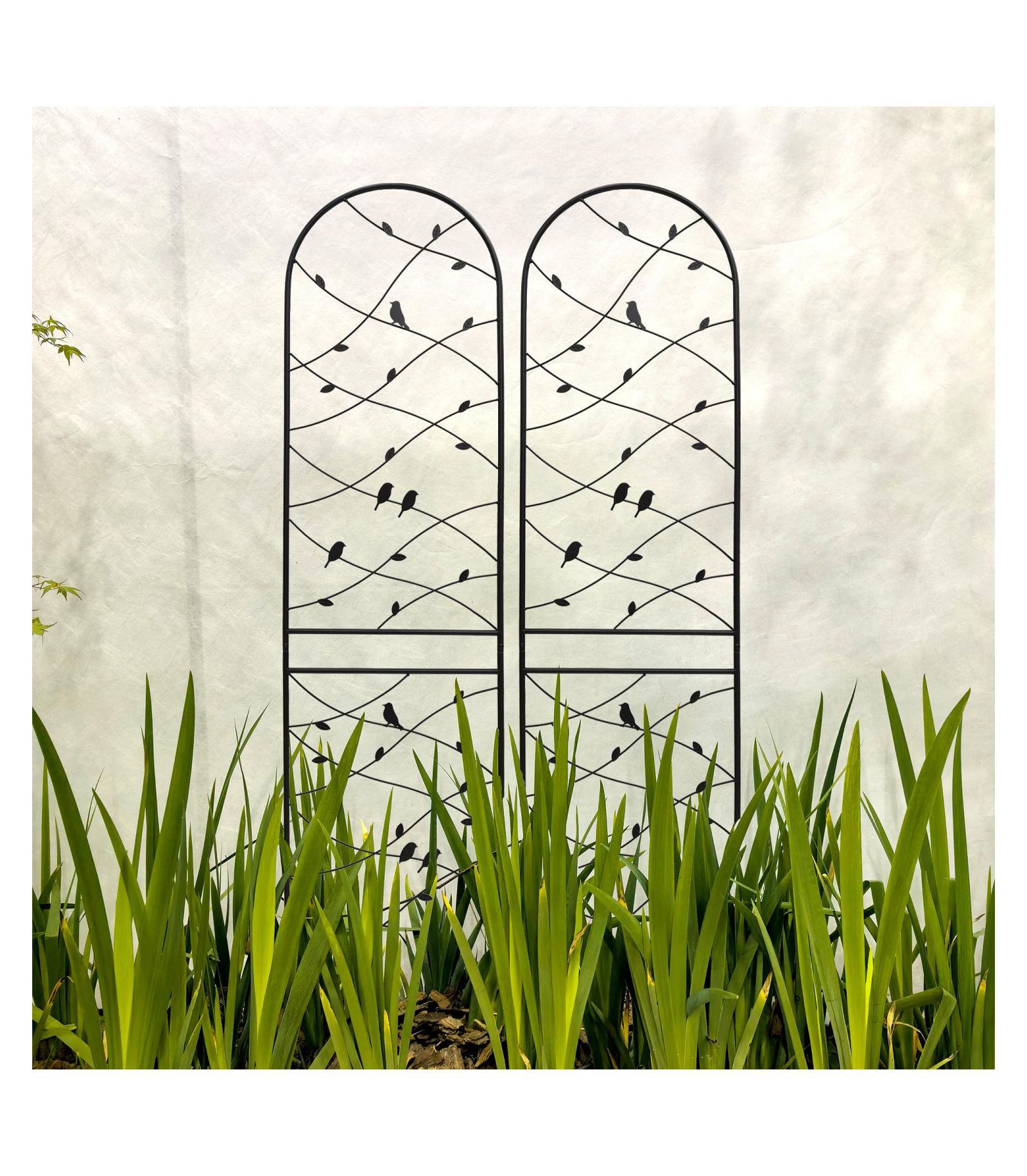 Металлическая садовая решетка Streamdale Furniture 2-Pack 86.7" Climbing Plant Support