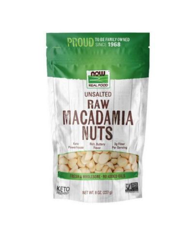 Орехи макадамия NOW Foods Raw, 8 Oz