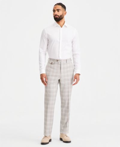 Мужские брюки Tayion Collection Classic-Fit Plaid Suit Separate