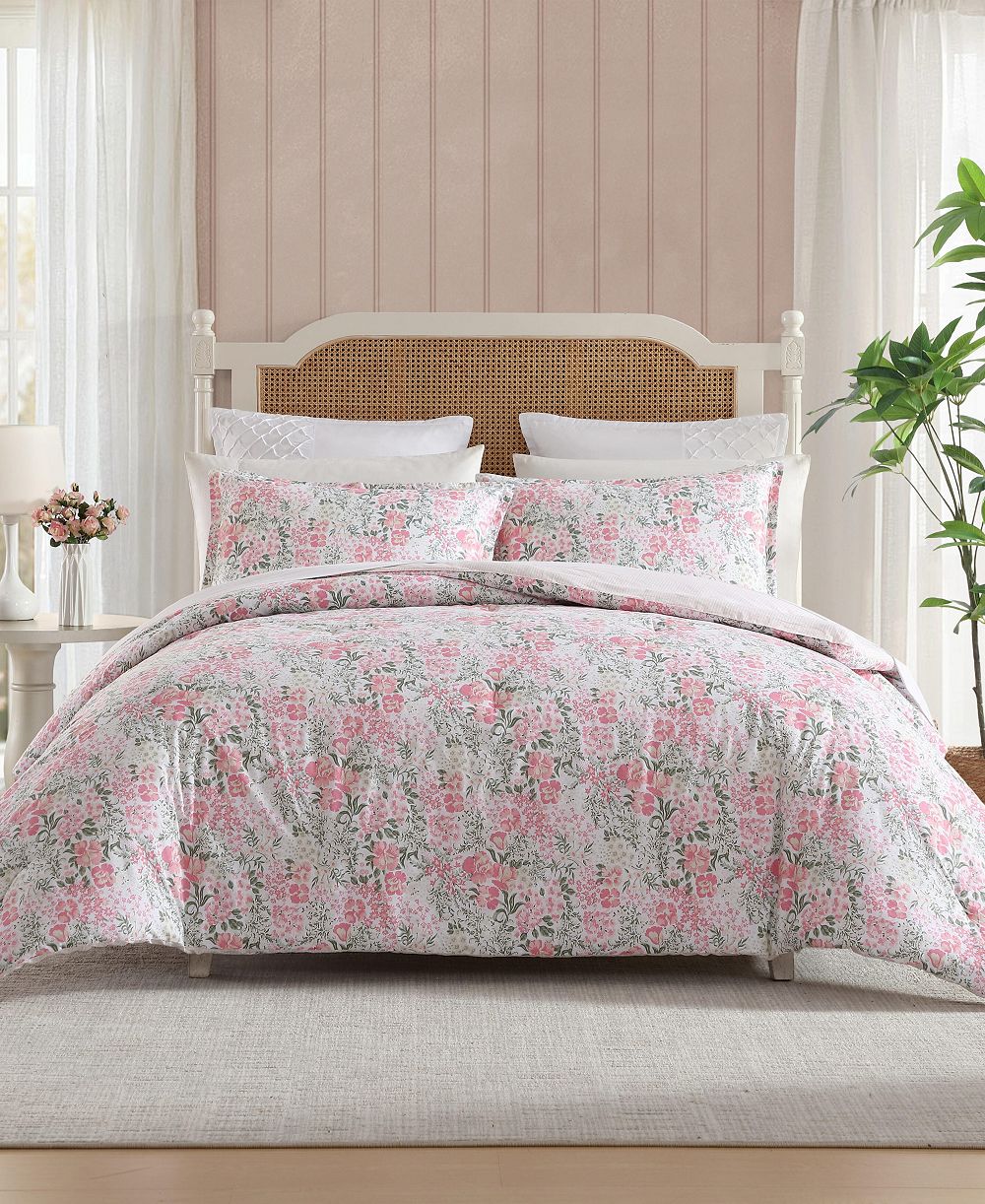 Laura Ashley Heather Garden 3-Pc. Comforter Set, Full/Queen