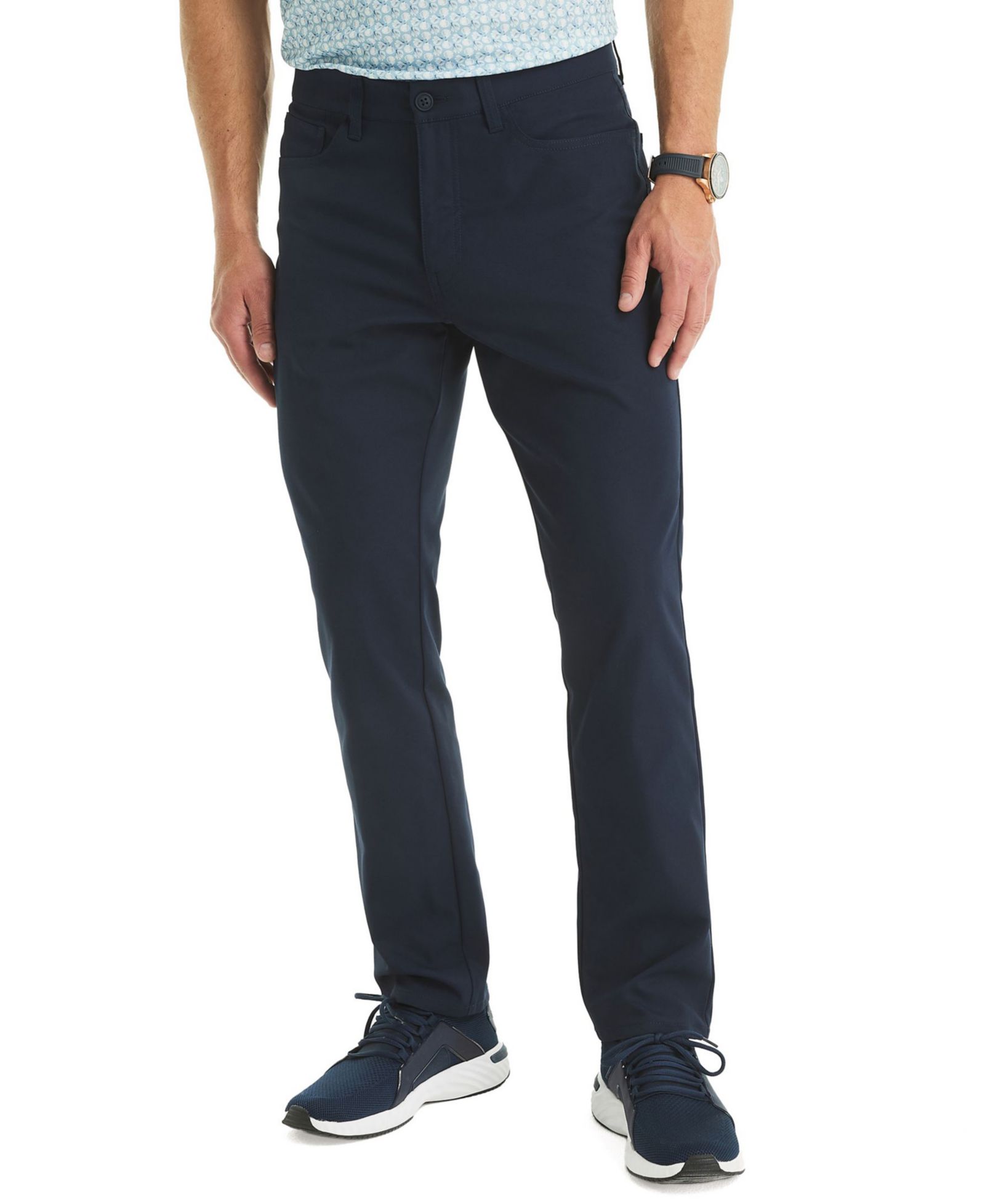 Nautica Men's Regular-Fit Stretch 5 Pocket Pants