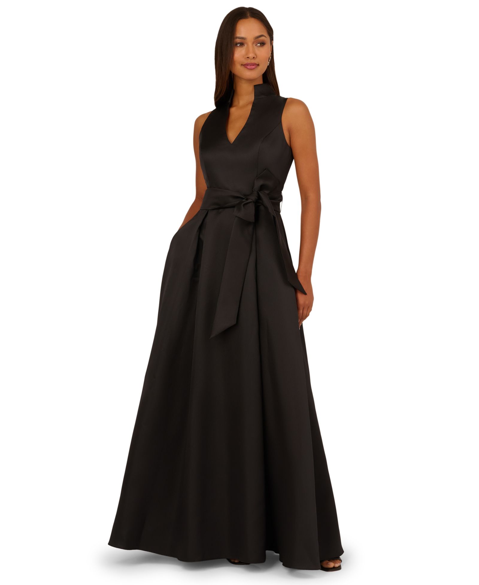 Женское платье Adrianna Papell Sleeveless Notch Front