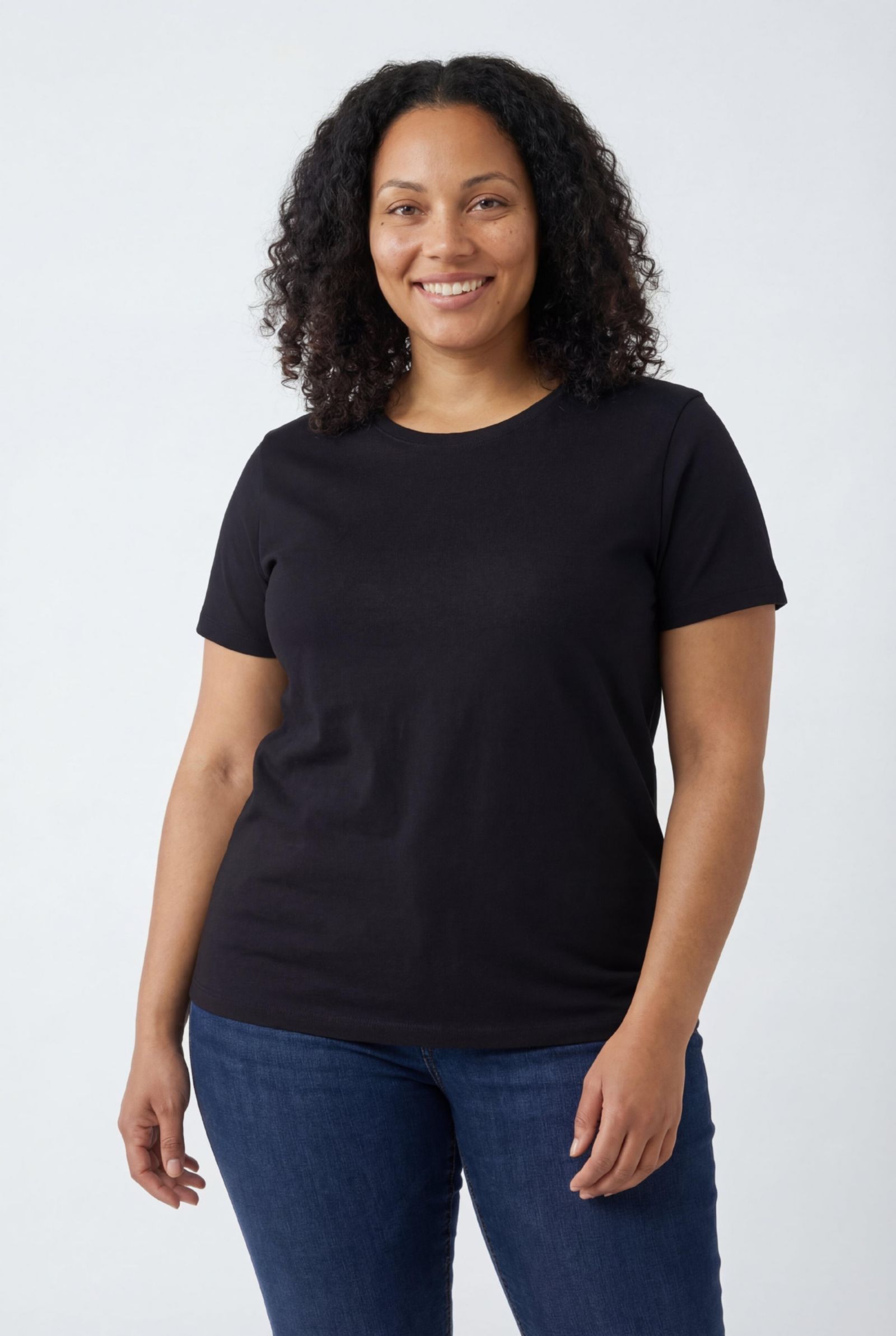Woman Within Women's Within Perfect Short-Sleeve CrewneckTee