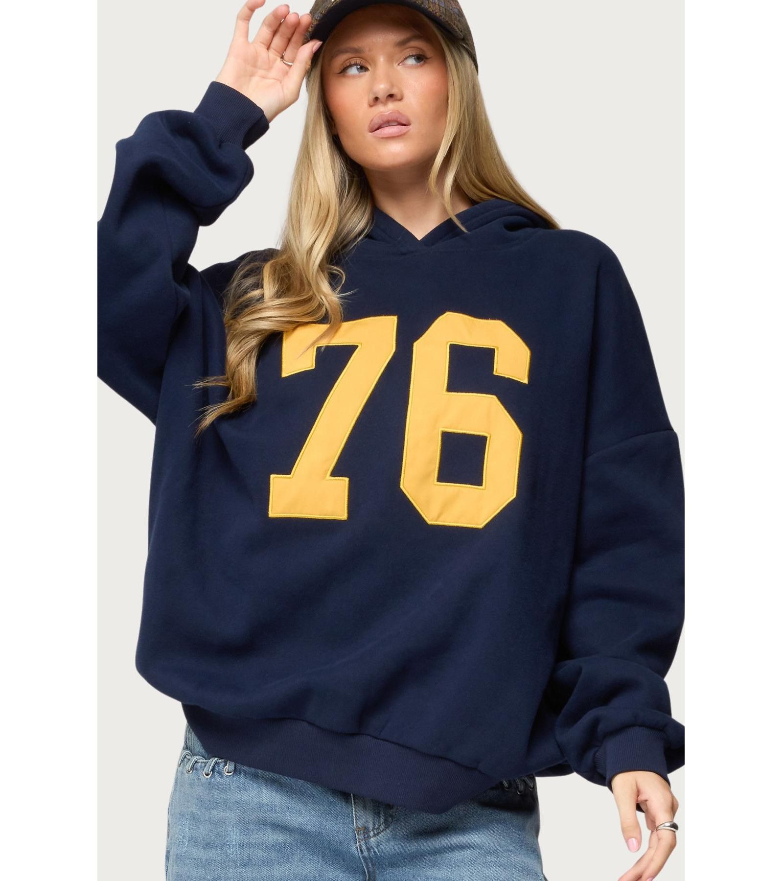 Женское худи Edikted Rhyan 76 Oversized