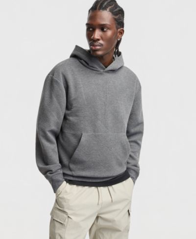 Мужская Mode of One Long-Sleeve Relaxed Quilted Cotton Hoodie
