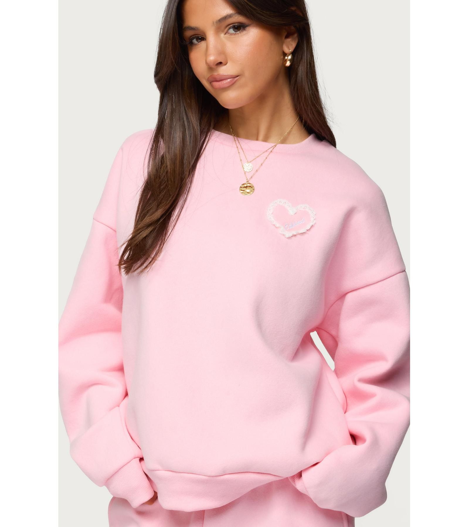 Edikted Women's Love Oversized Sweatshirt