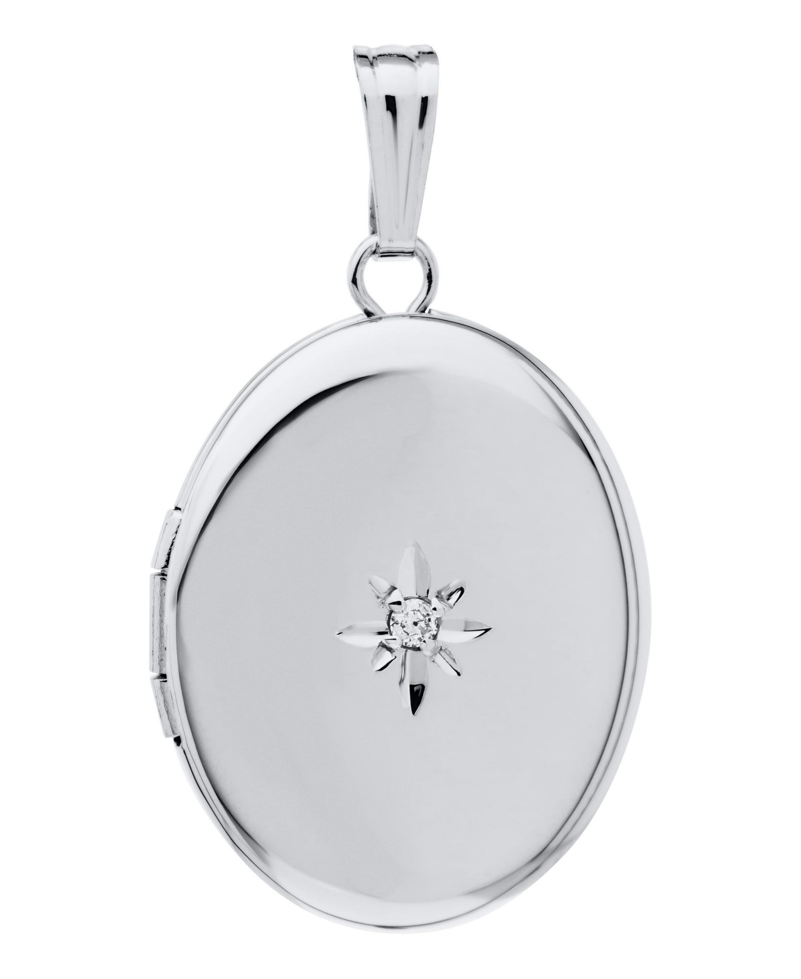 925 Sterling Polished Locket for Women