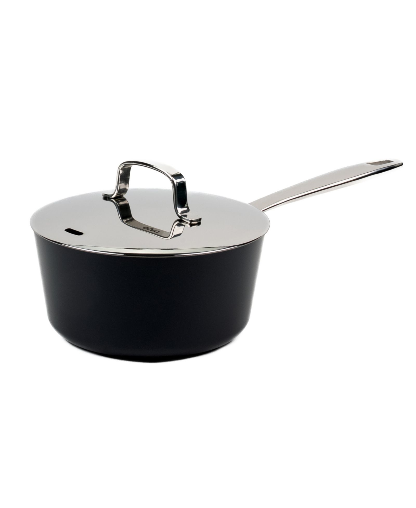 Alva Maestro Ceramic Nonstick Saucepan with Lid, 2-Qt.