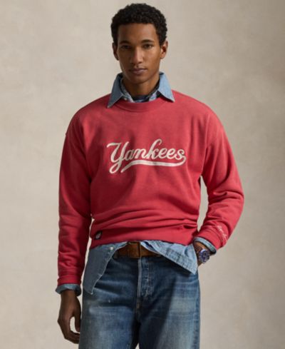 Мужской флисовый свитшот Polo Ralph Lauren Yankees Embroidered