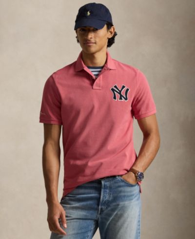 Polo Ralph Lauren Мужская рубашка поло Mesh с логотипом Yankees
