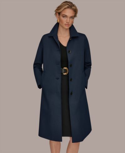 Женское пальто Donna Karan New York с воротником рубашка