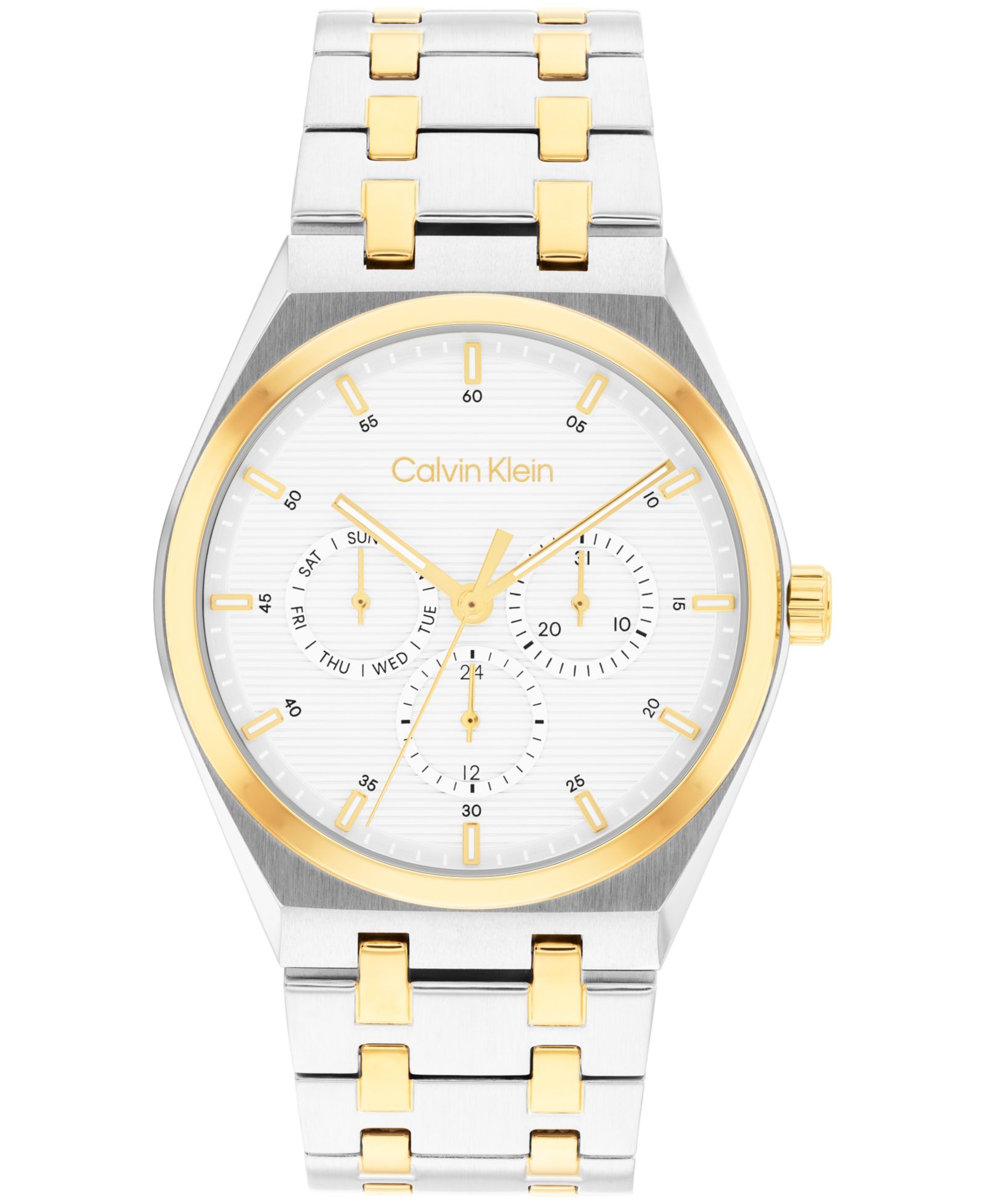 Calvin Klein Men's CK Motion Two Tone Stainless Steel Bracelet Watch 39mm