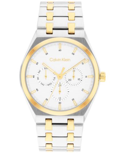 Calvin Klein Men's CK Motion Two Tone Stainless Steel Bracelet Watch 39mm