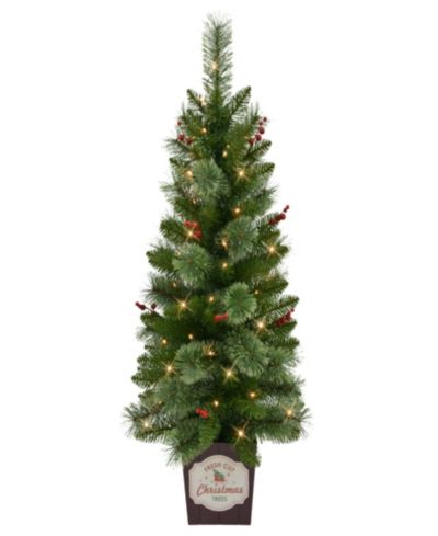 Puleo Искусственная рождественская елка Pre-Lit Potted 3.5'