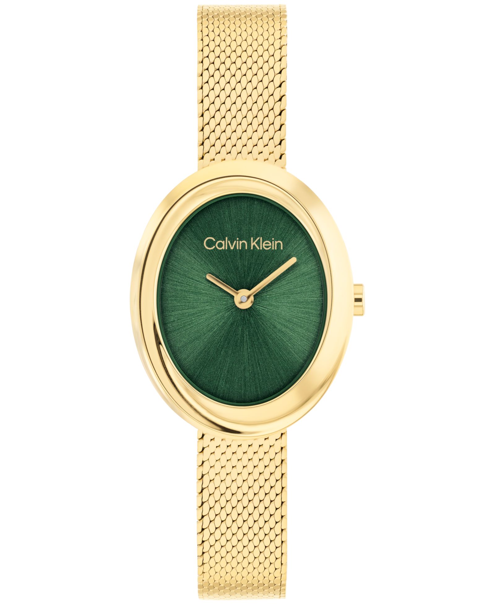 Женские наручные часы Calvin Klein Twisted Bezel Gold Tone Stainless Steel, 24mm