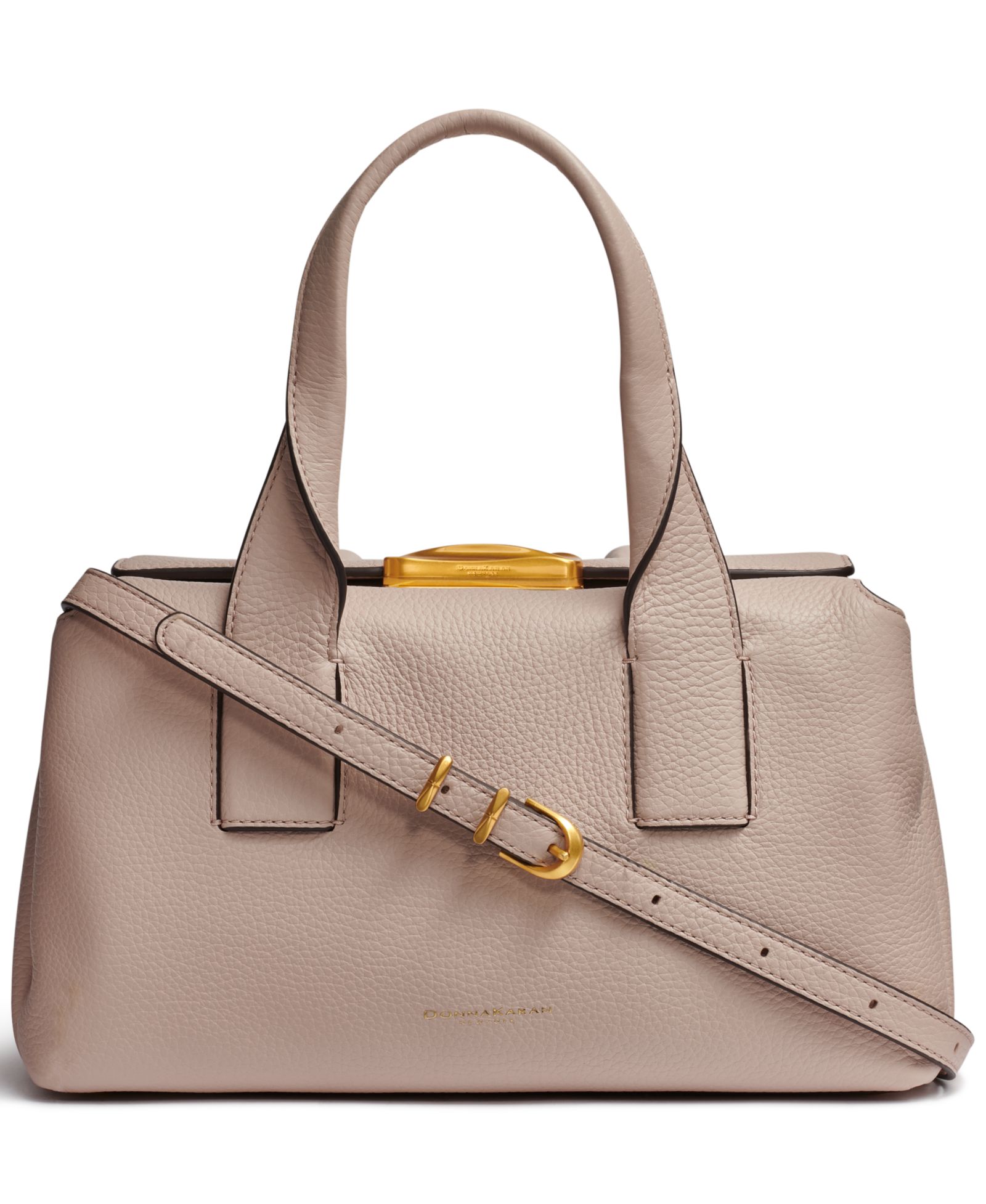 Donna Karan New York Medium Amagansett Soft-Rolled Leather Satchel with Sculpted Magnet Closure