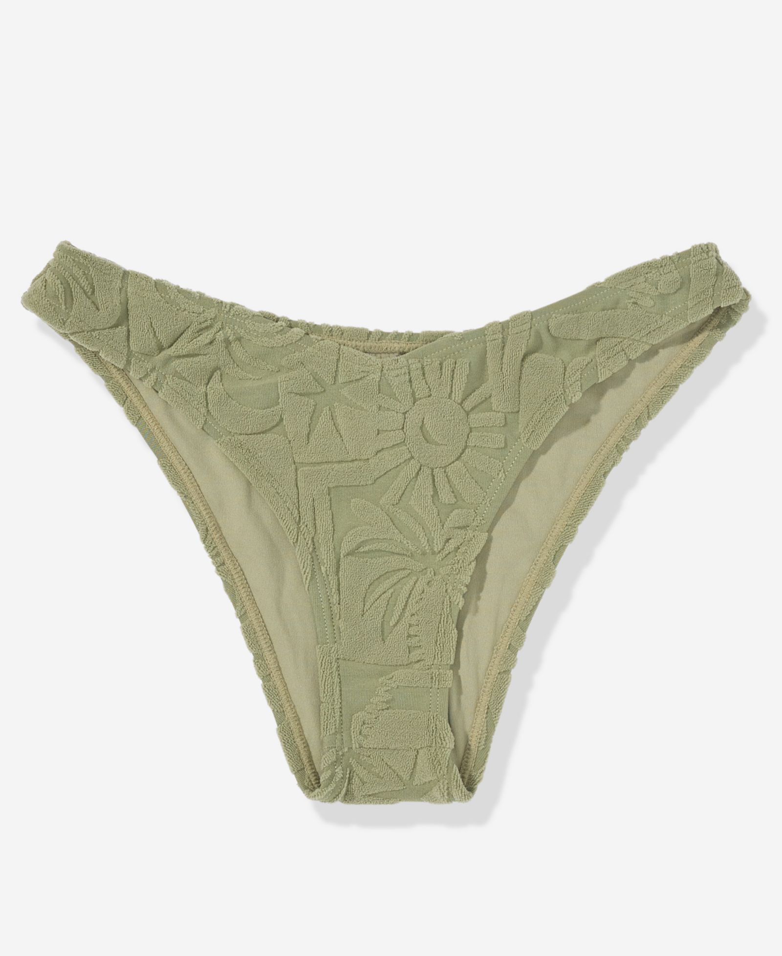 Volcom Женские плавки для плавания Palmcation Textured V