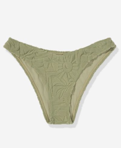 Volcom Женские плавки для плавания Palmcation Textured V