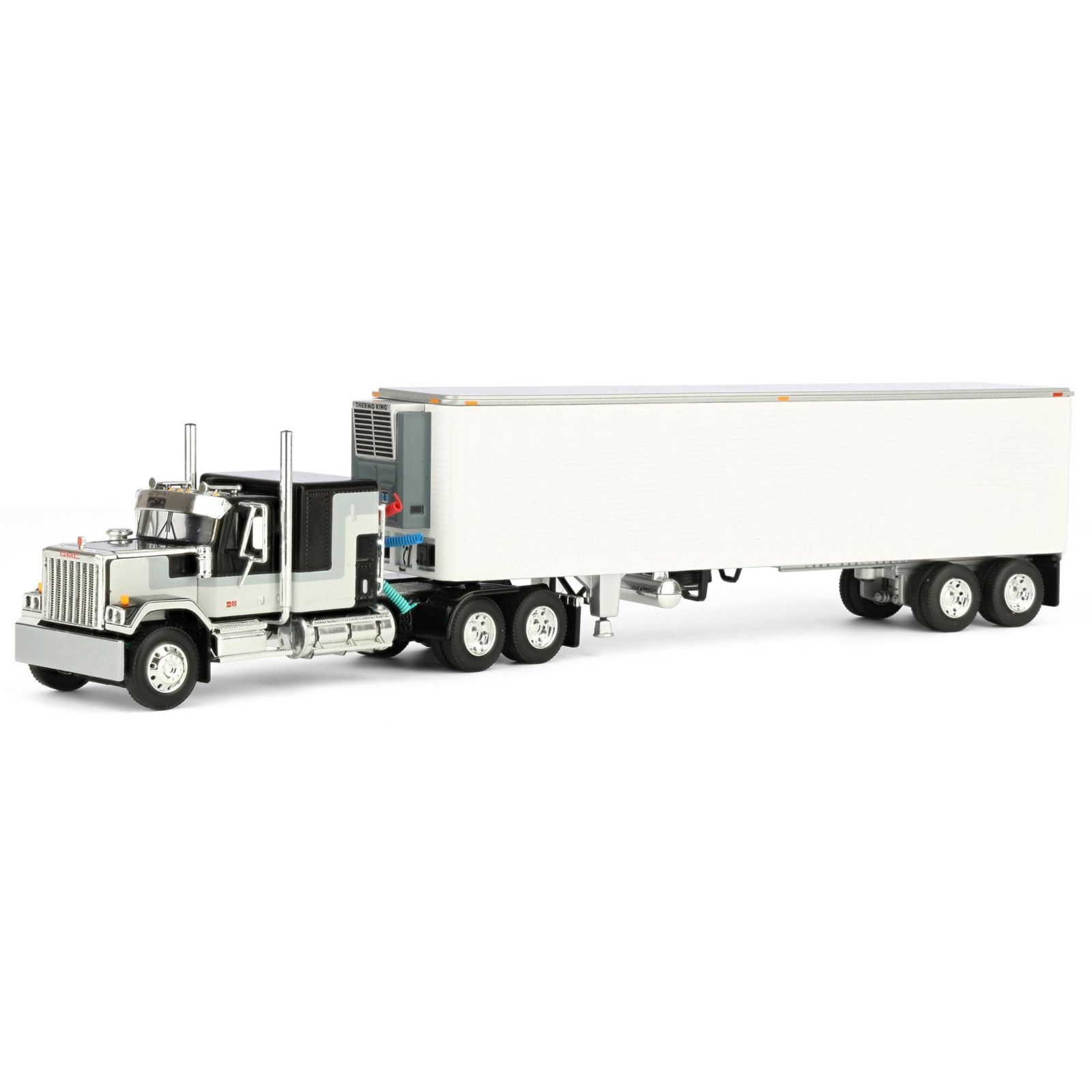 Модельная машинка First Gear DCP 1/64 Black GMC General с трейлером 40ft