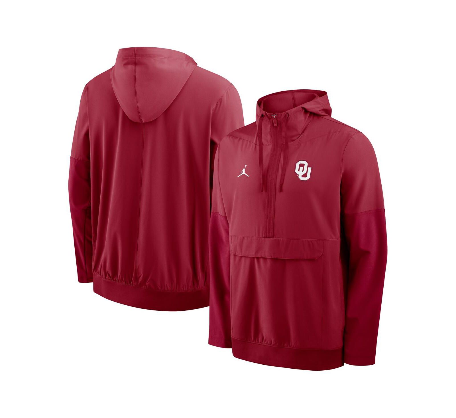Мужская куртка-худи Nike Oklahoma Sooners Anorak Half-Zip