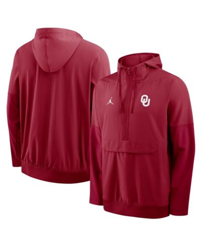 Мужская куртка-худи Nike Oklahoma Sooners Anorak Half-Zip