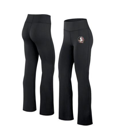 Женские леггинсы Fanatics Black Florida State Seminoles Training Camp Maxed Out Flare Leggings