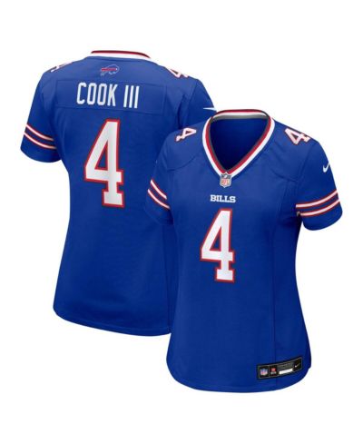 Nike Женская игровая джерси James Cook III Royal Buffalo Bills
