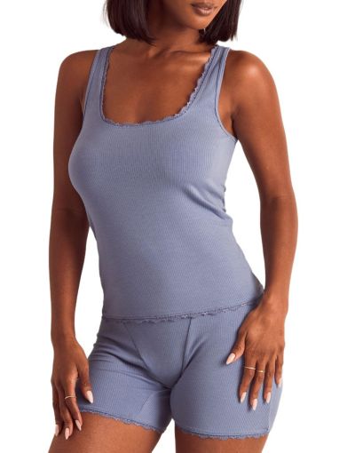Adore Me Women's Tayler Pajama Tank & Boxer Shorts Set