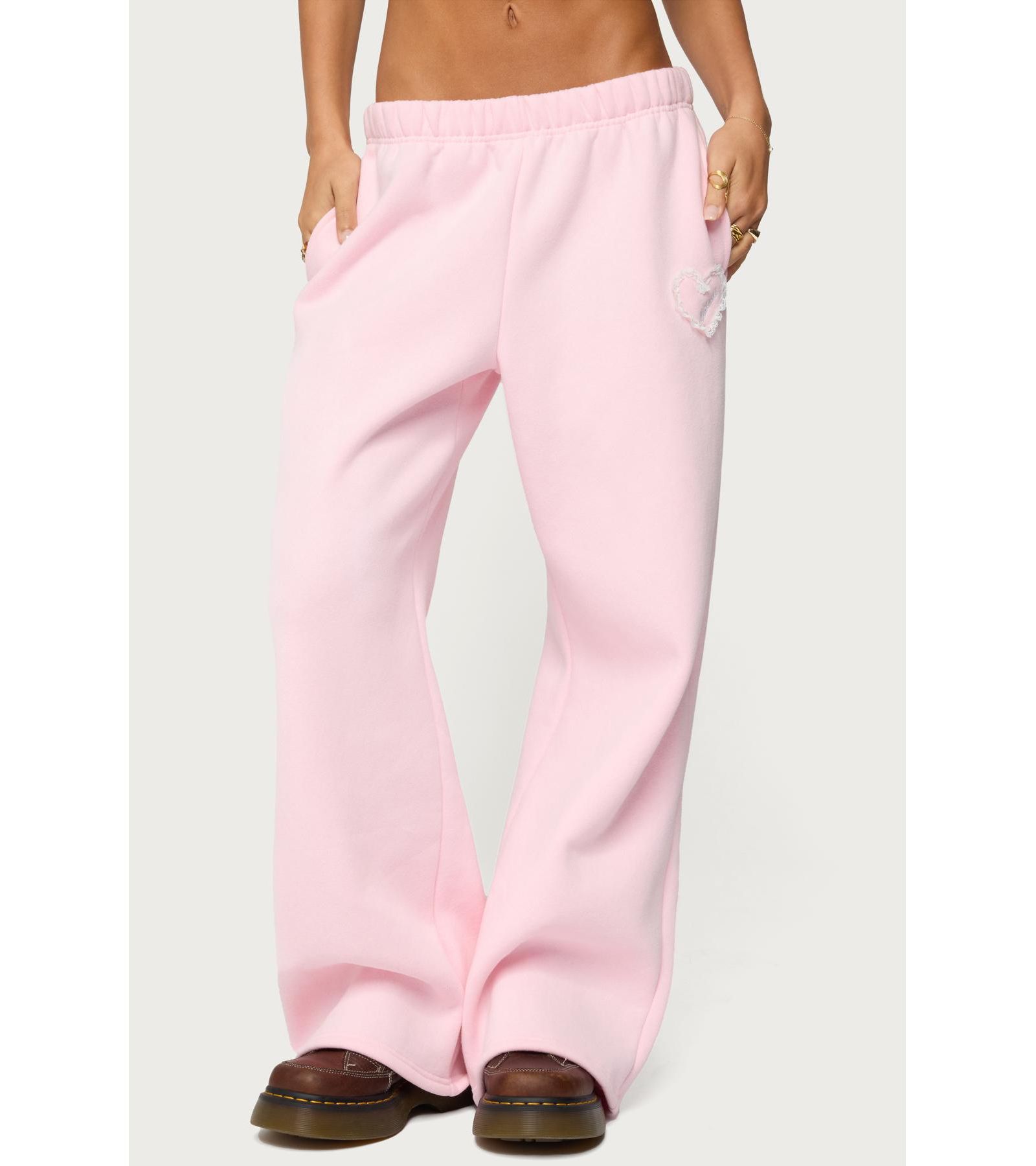 Edikted Women's Love Wide Leg Sweatpants