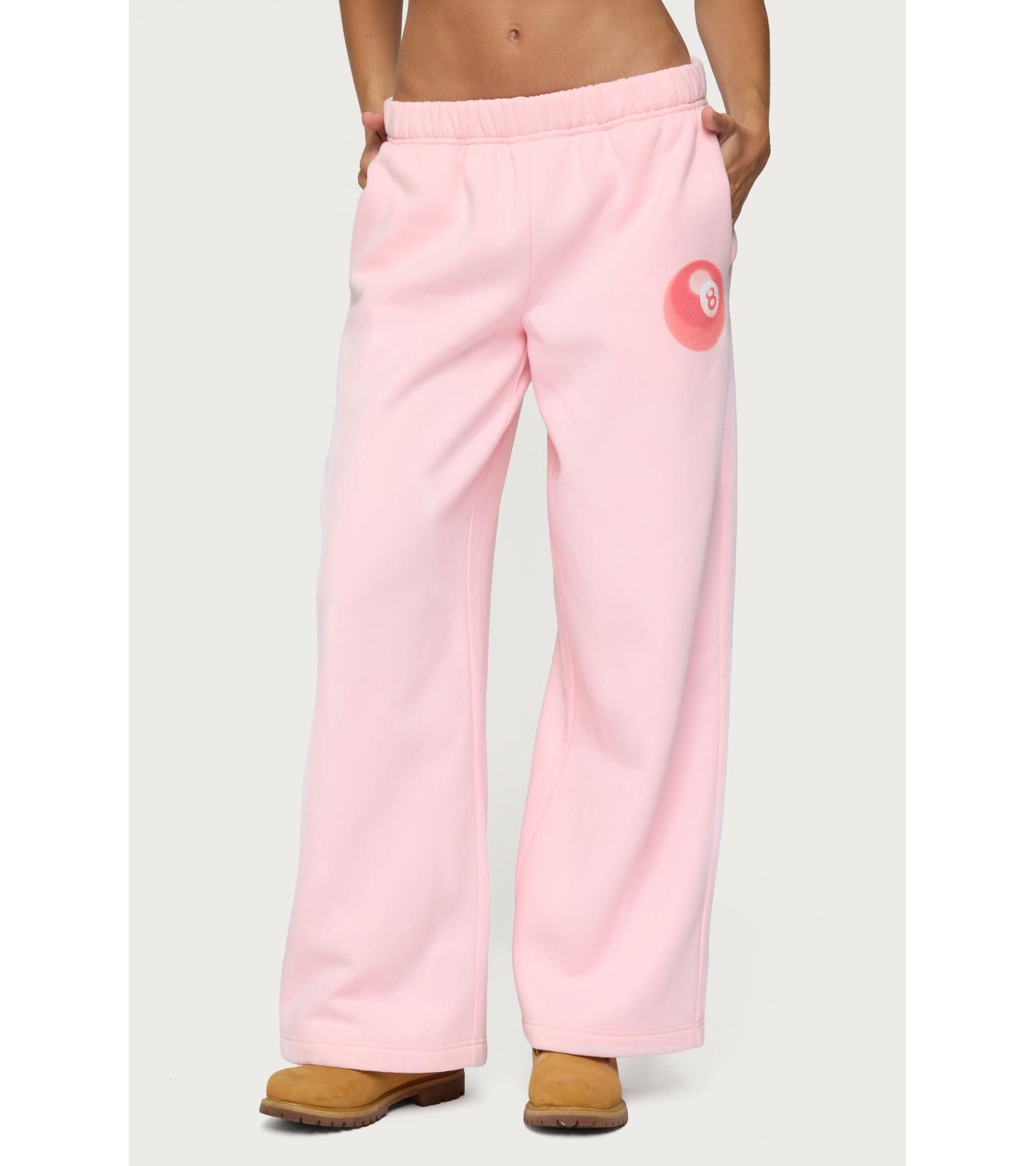 Edikted Womens Lucky 8 Sweatpants