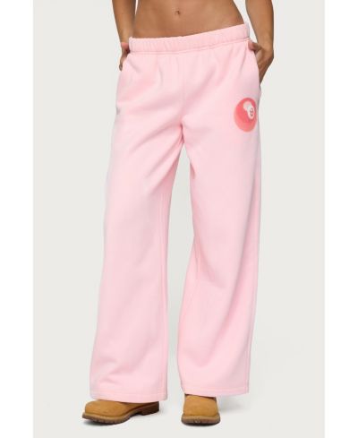 Edikted Womens Lucky 8 Sweatpants
