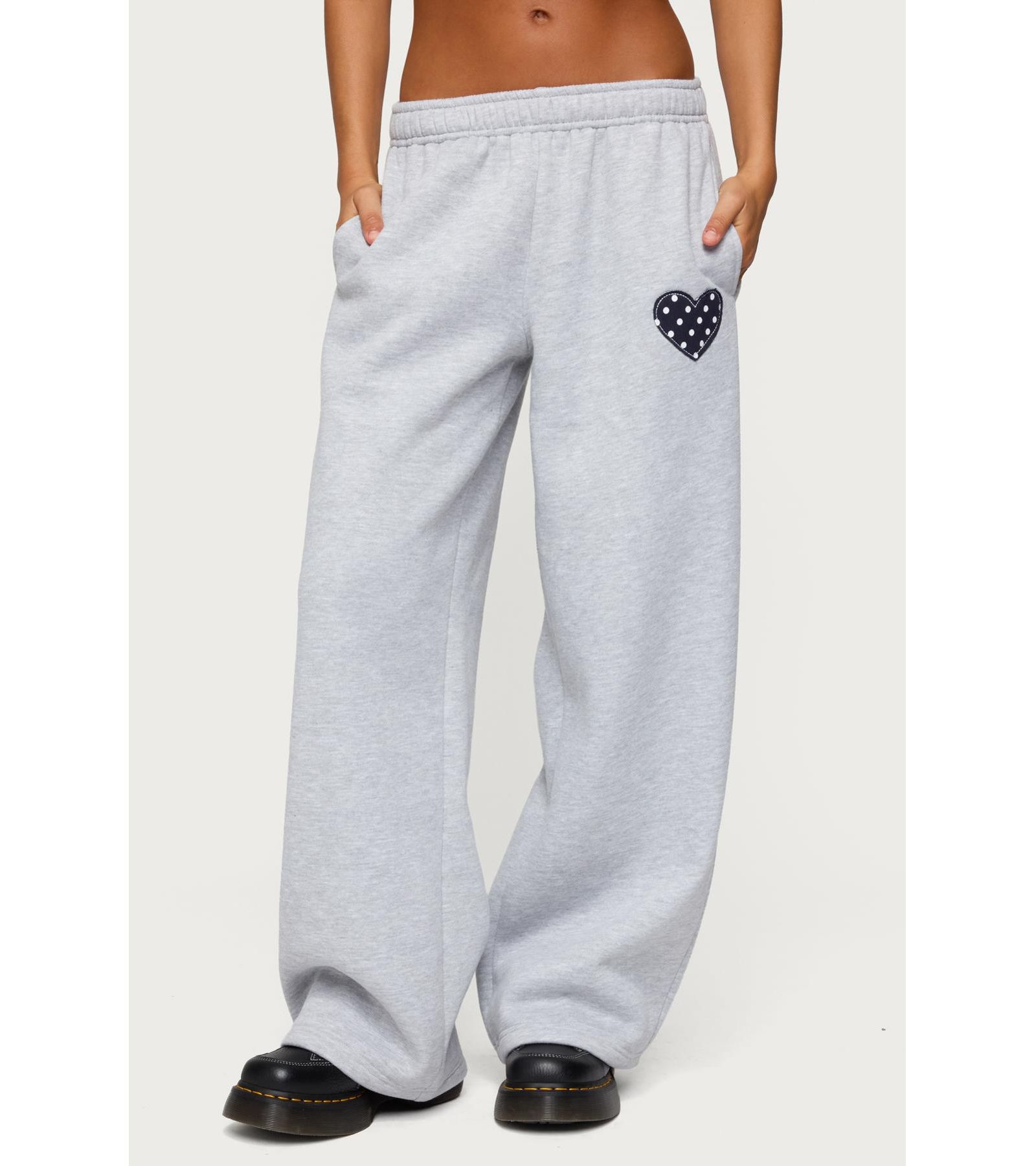 Edikted Womens I Heart London Sweatpants
