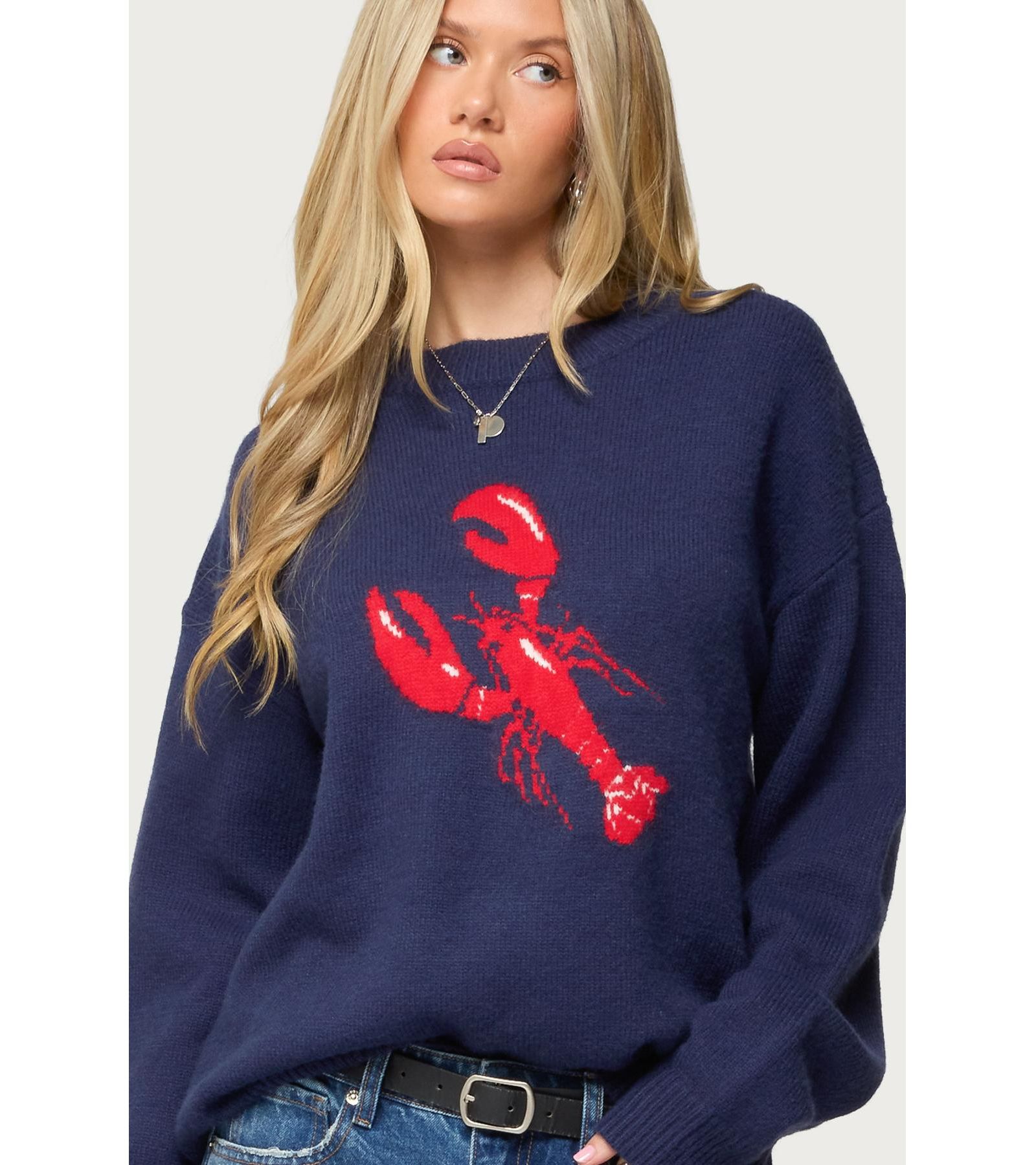 Edikted Women's Don'T Be Shellfish Knit Sweater