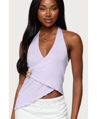 Женский топ Edikted Arian Starfish Asymmetric Halter