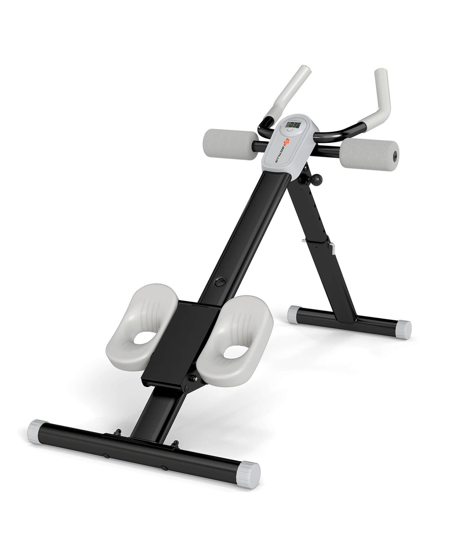 Adjustable Abdominal Trainer with Elbow Support Knee Protection and