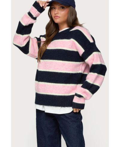 Edikted Women's Conrad Striped Sweater