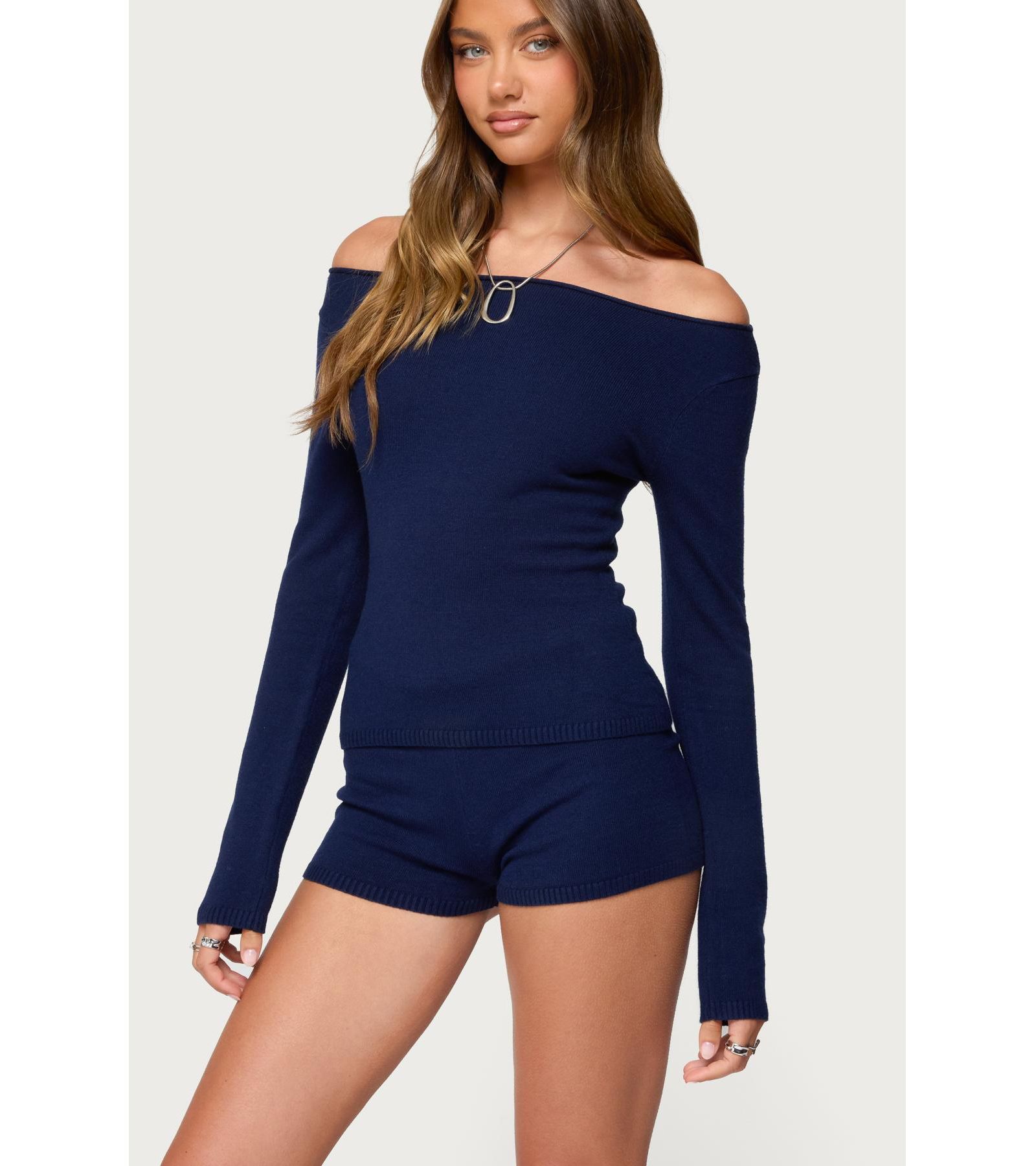 Edikted Women's Arianna Off Shoulder Sweater