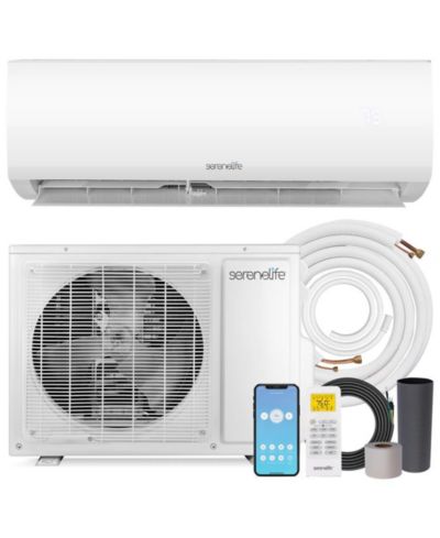 Кондиционер SereneLife 12000 BTU Mini Split Kit, WiFi